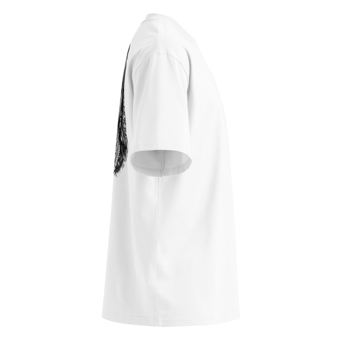 Japanese female balaclava portrait graphic with red graffiti ILLIOR typography for women streetwear fashion7